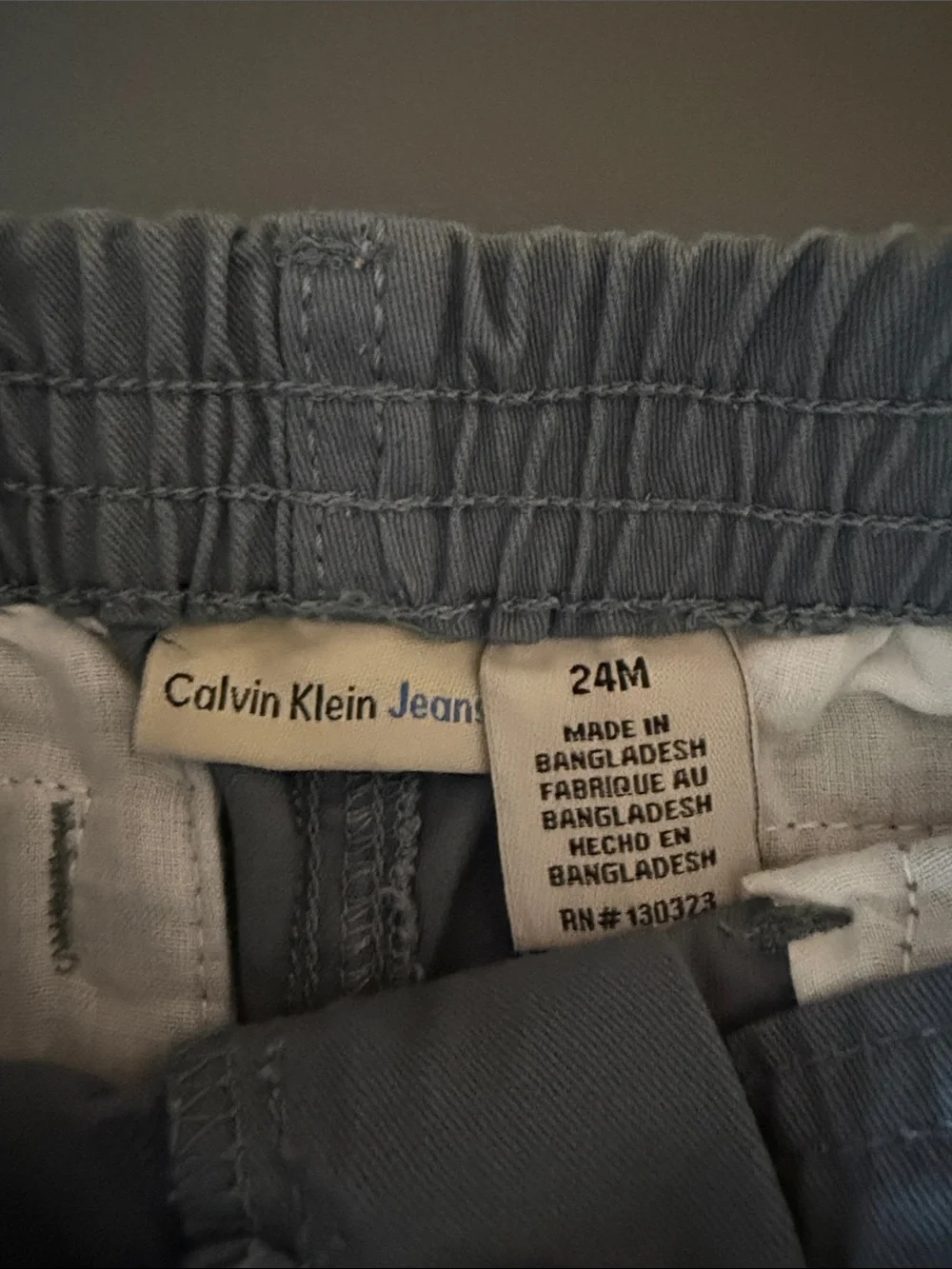 Clavin Klein Classic Boys' Gray Shorts. 24M